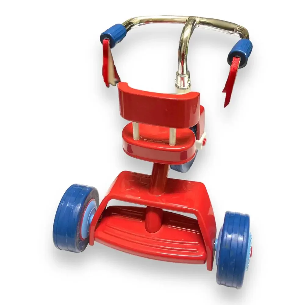 American Girl Bitty Baby Tricycle Red‎ Blue Silver Retired 2006